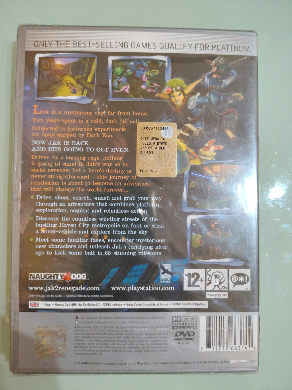 Jak 2 PAL sigillato
