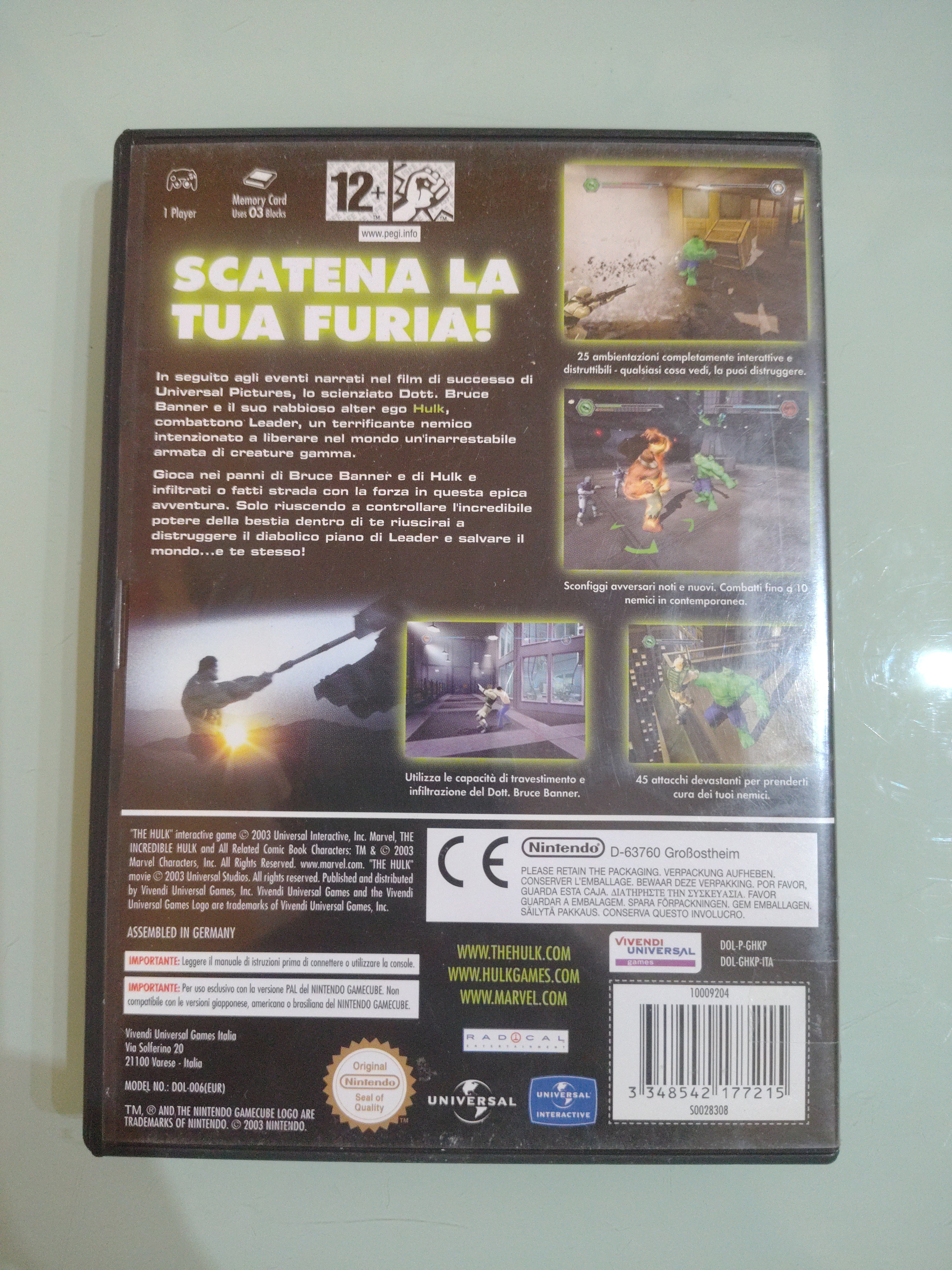 HULK   GAMECUBE PAL ita