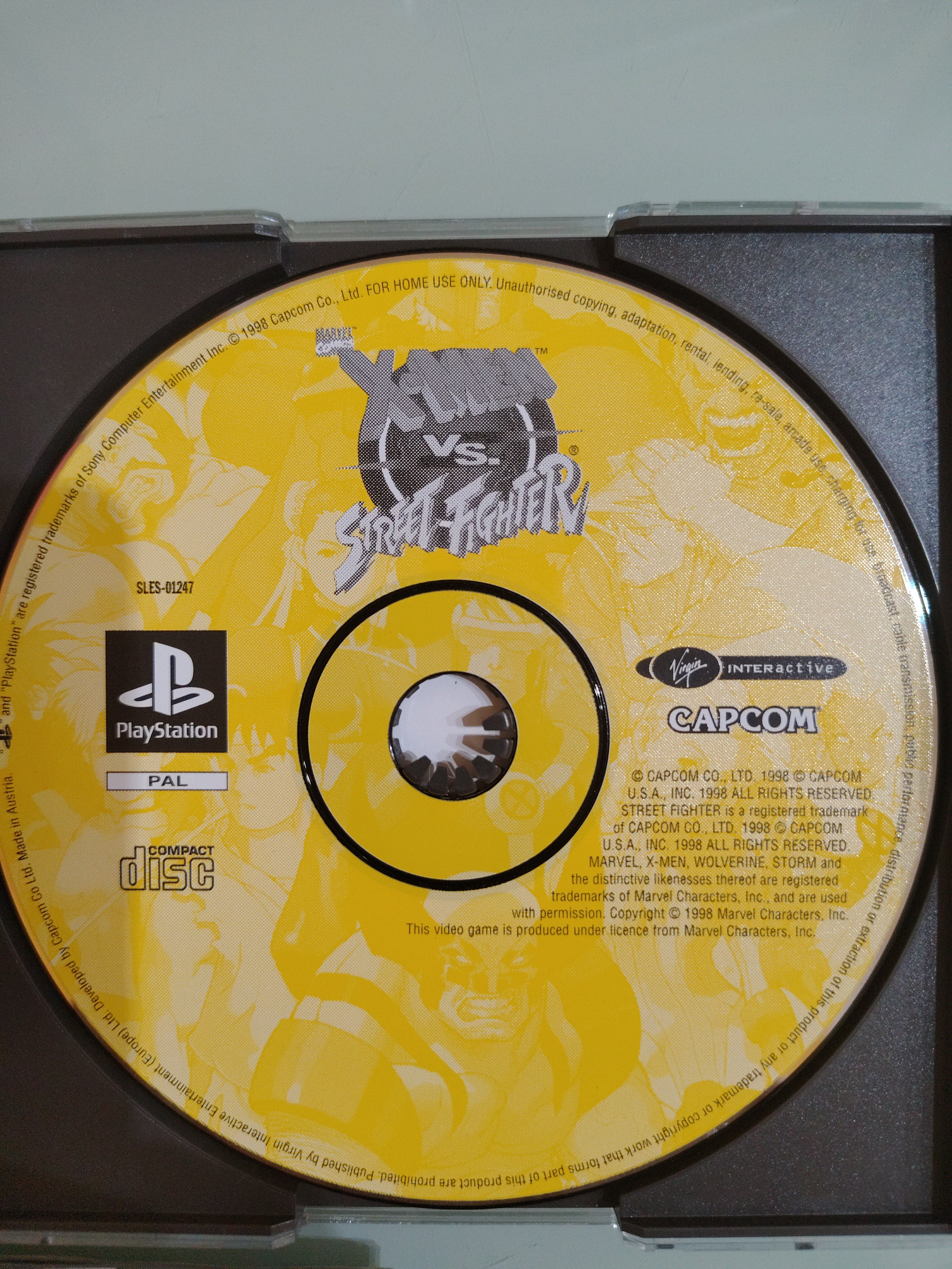 X-Men Vs Street Fighter Completo ITA MULTI Playstation 1 PS1 PAL buone  Condizioni
