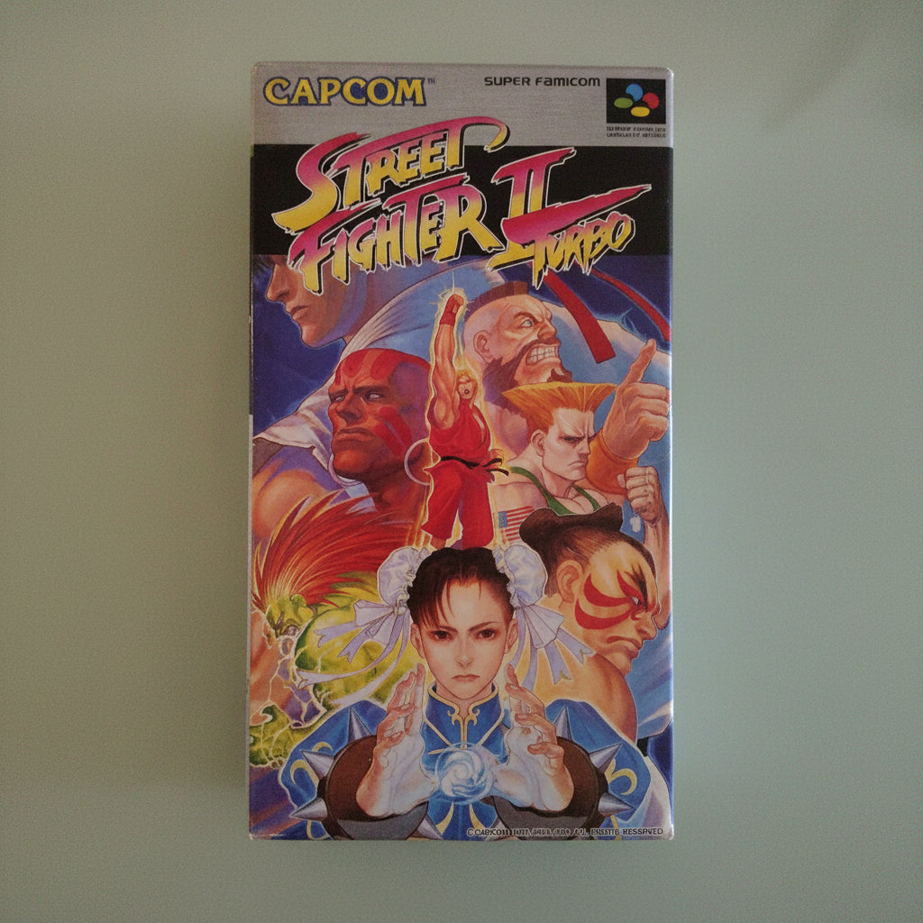 STREET FIGHTER II TURBO NINTENDO SUPER FAMICOM SFC JAP USATO COMPLETO