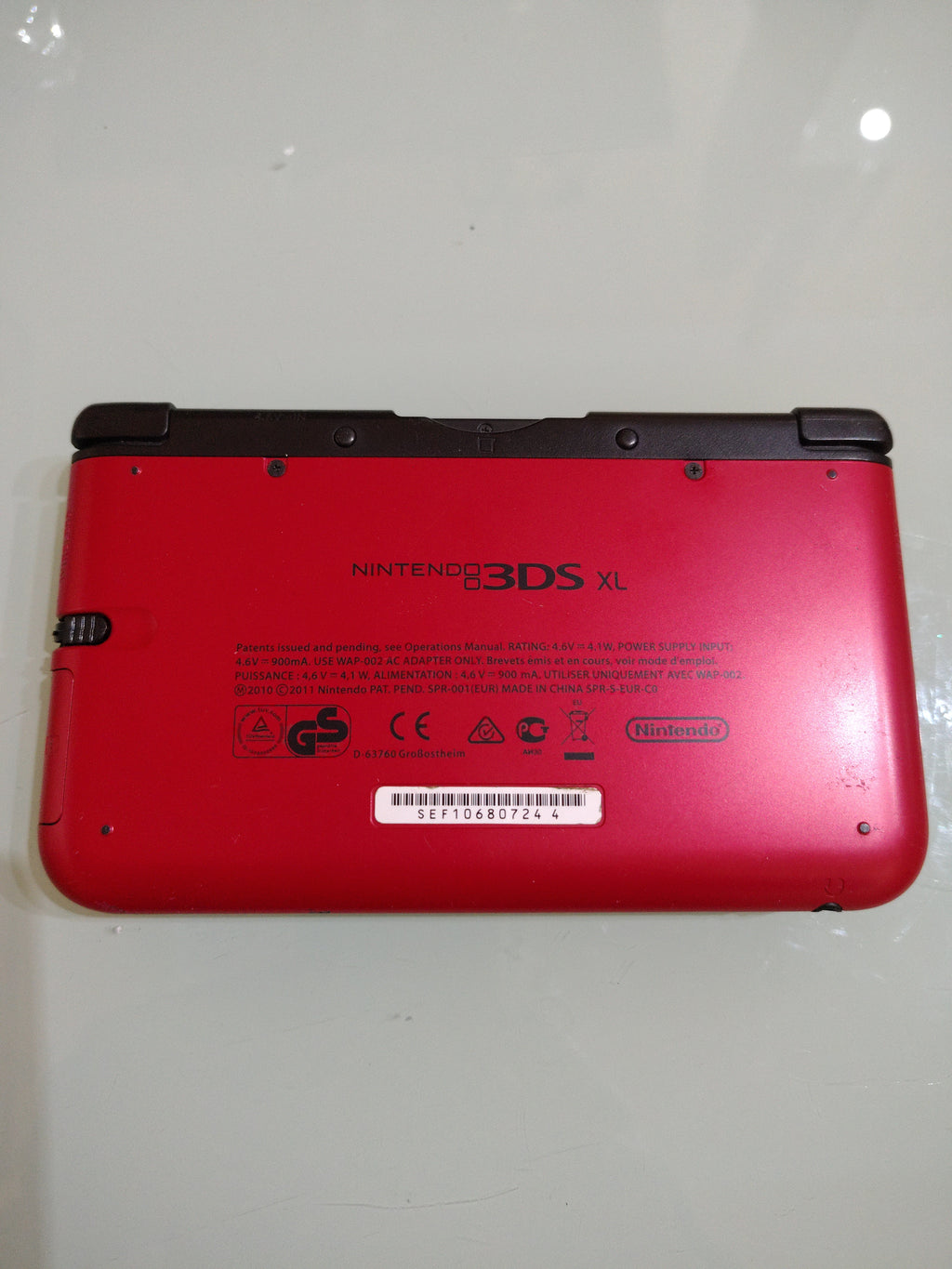 NINTENDO 3DS XL ROSSO
