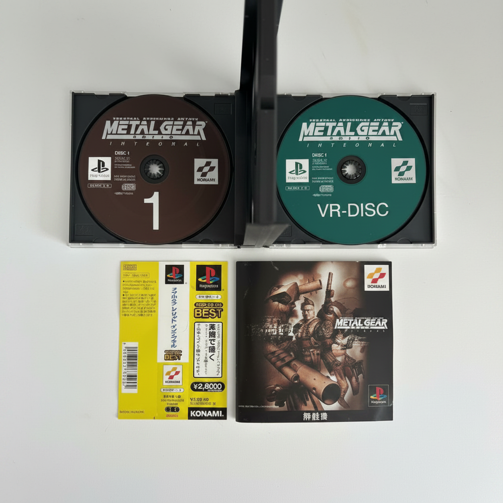 Metal Gear Solid Integral PS1 KONAMI Sony Playstation dal Giappone