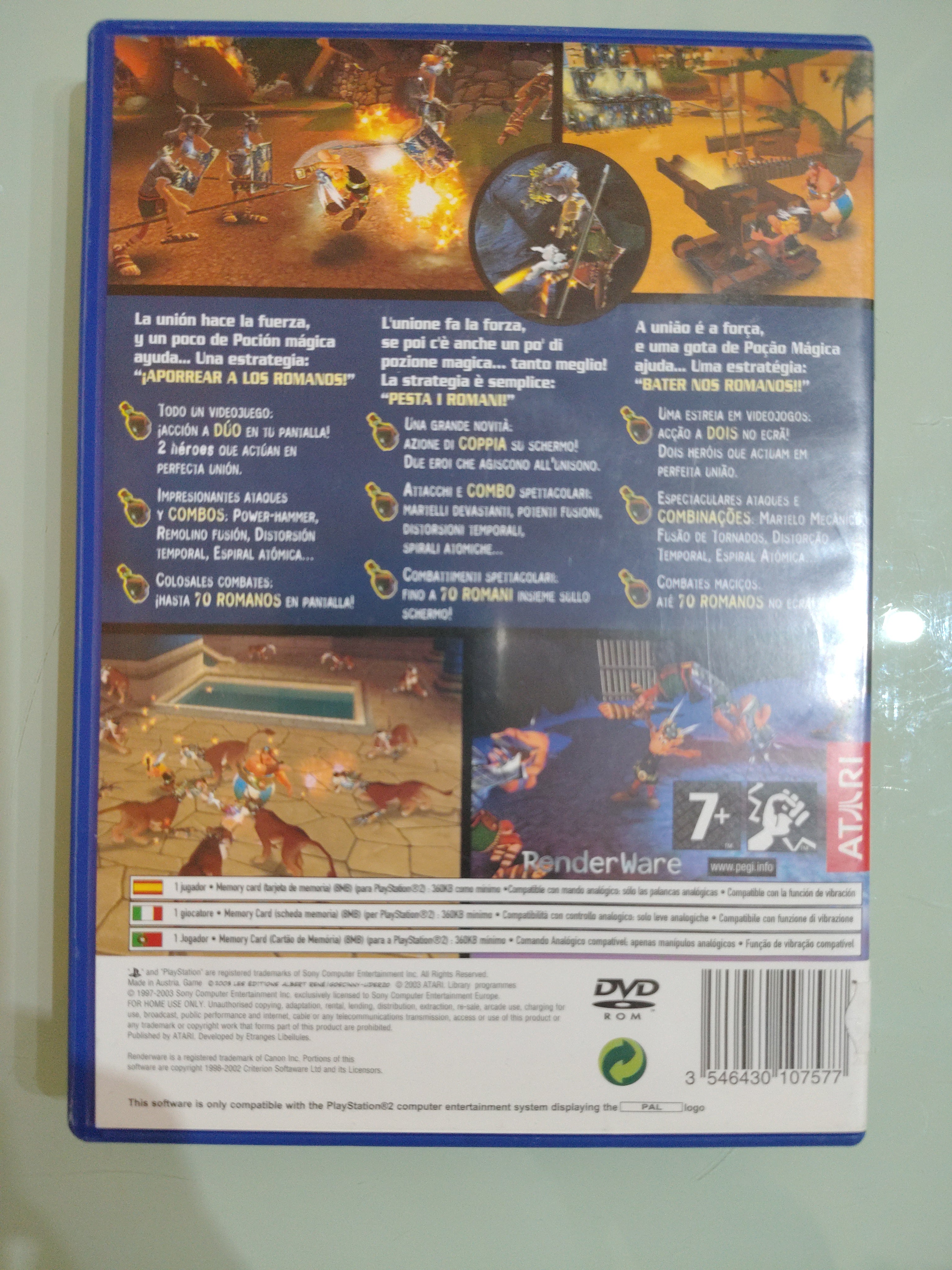 ASTERIX & OBELIX XXL GIOCO USATO BUONO STATO PS2 VERSIONE ITALIANA
