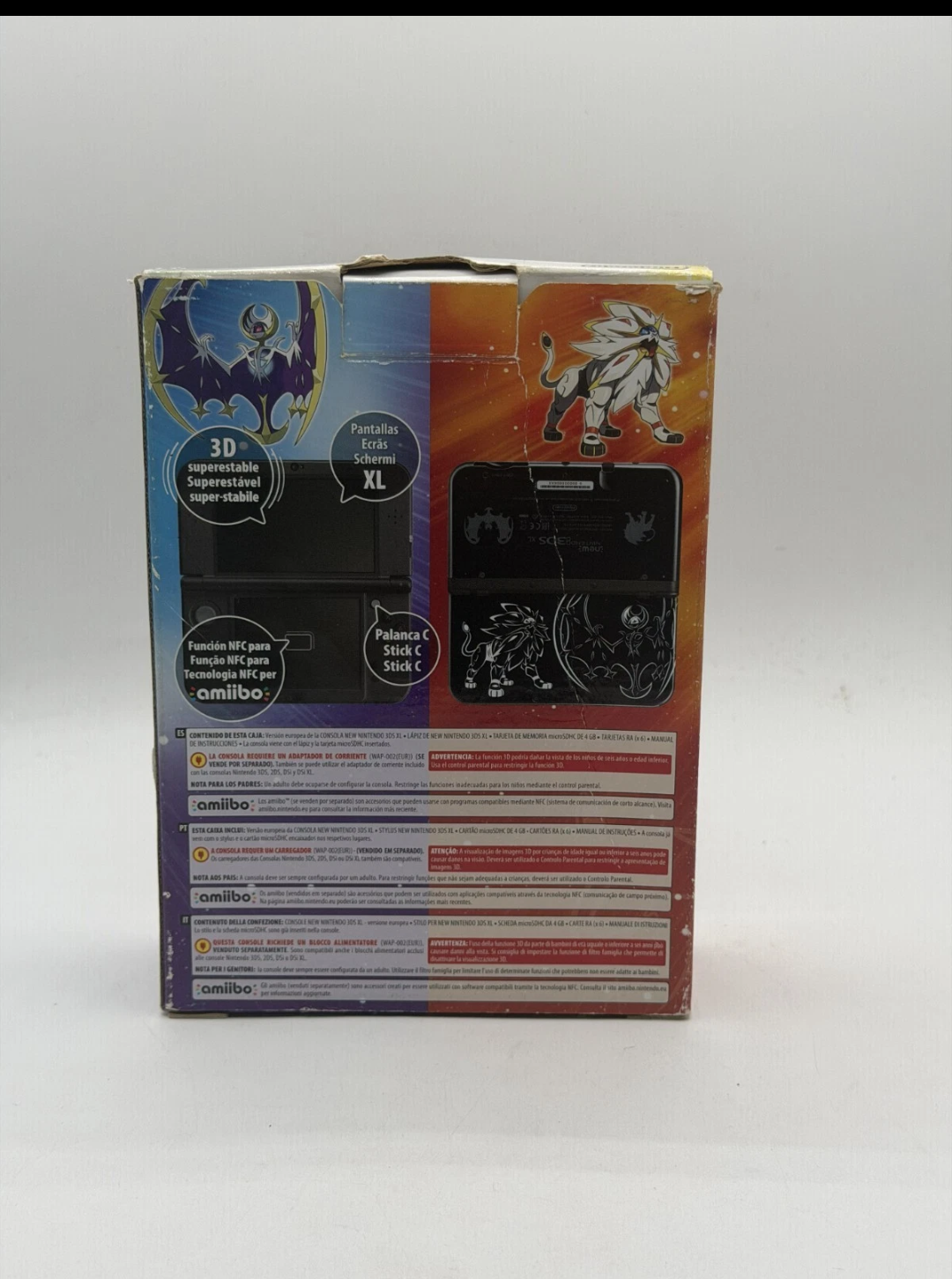 Console New Nintendo NEW  3DS XL Edizione Limitata Sole e Luna