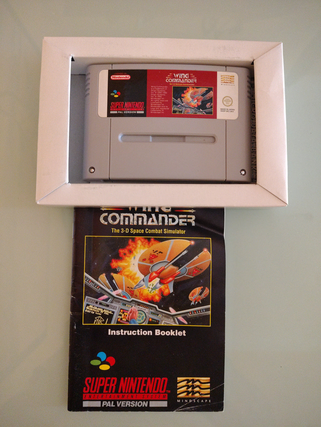Wing Commander SNES  Confezione. UK PAL Wing Commander per Super Nintendo. Raro