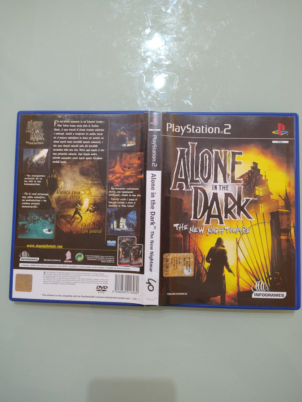 Alone In The Dark New Nightmare Sony Ps2 PlayStation 2 Completo ita