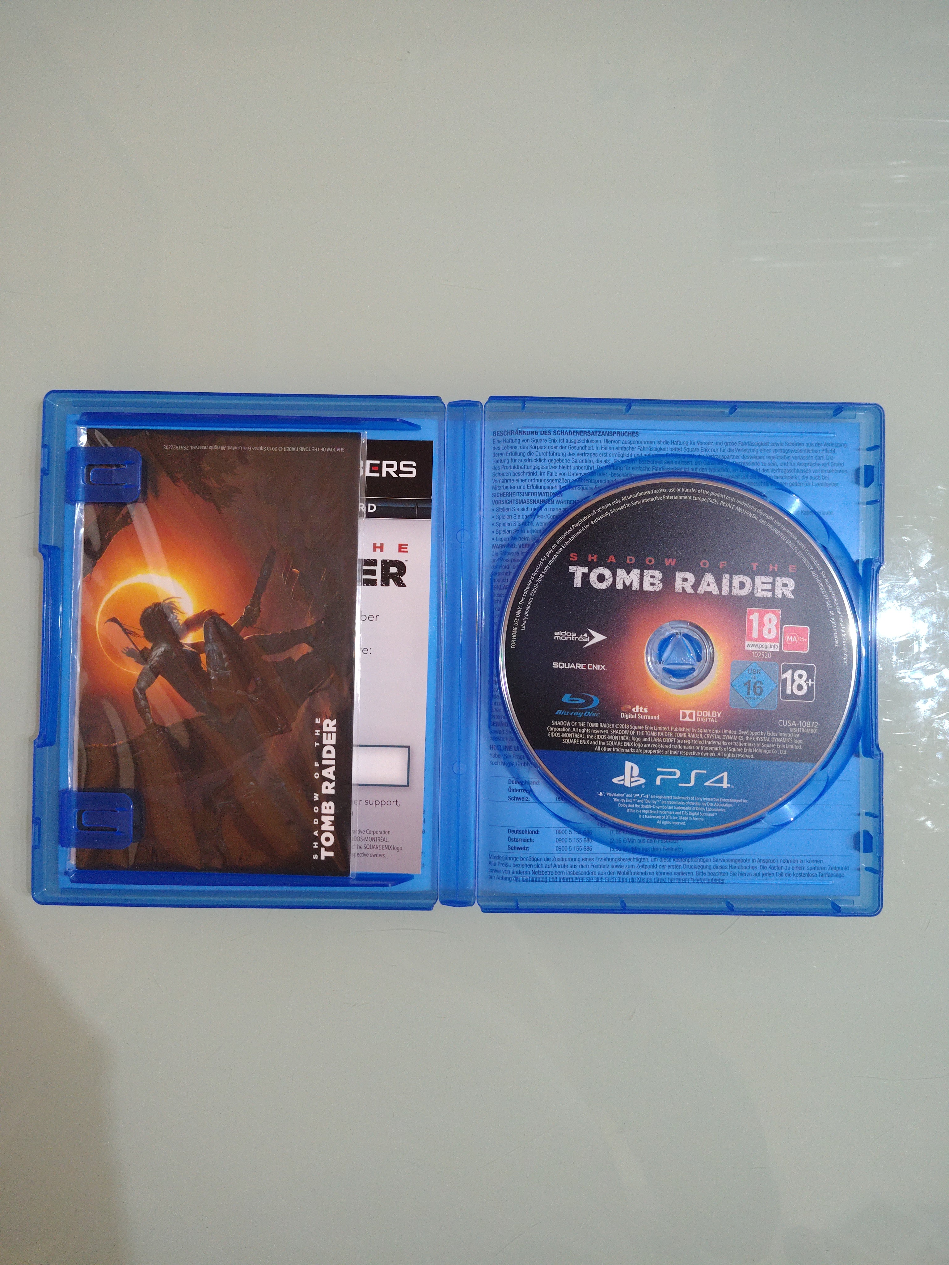 GIOCO PS4 TOMB RIDER SHADOW  BUONE CONDIZIONI
