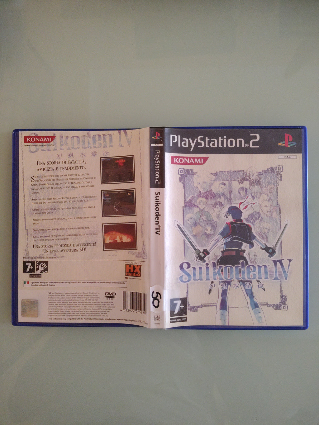 Suikoden IV (4) PLAYSTATION 2 PS2 PAL ITA  KONAMI
