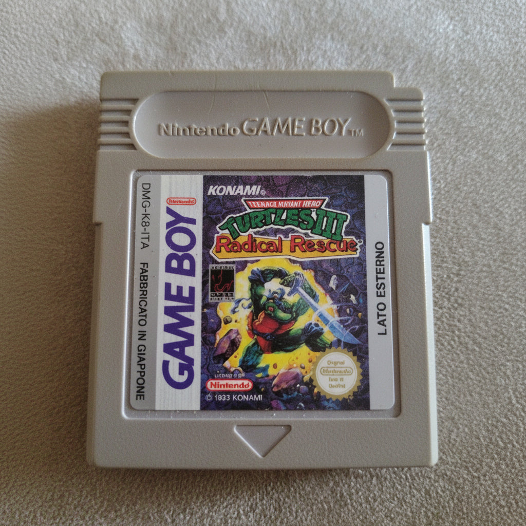 NINTENDO GAME BOY KONAMI - TURTLES III  RADICAL RESCUE - ITA