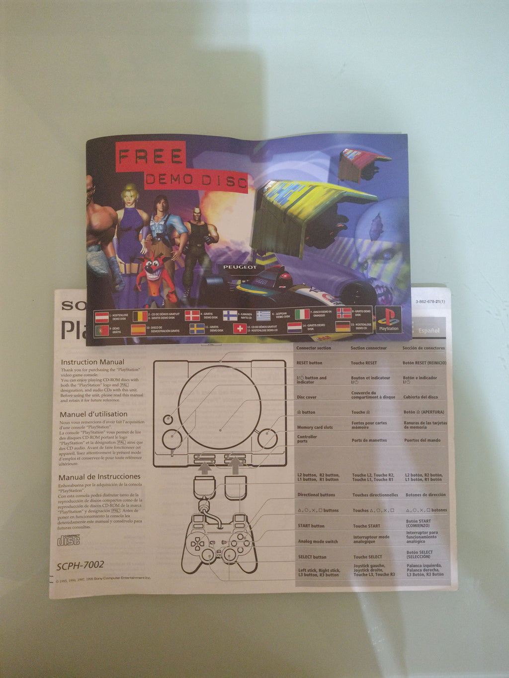 CONSOLE SONY PLAYSTATION 1 PS1 SCPH-5502 c