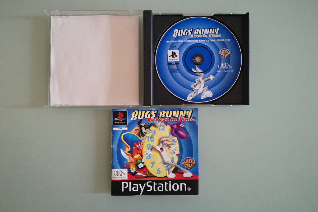 BUGS BUNNY LOST IN TIME LOONEY TUNES PLAYSTATION 1 PS1 PAL ITA ITALIANO COMPLETO