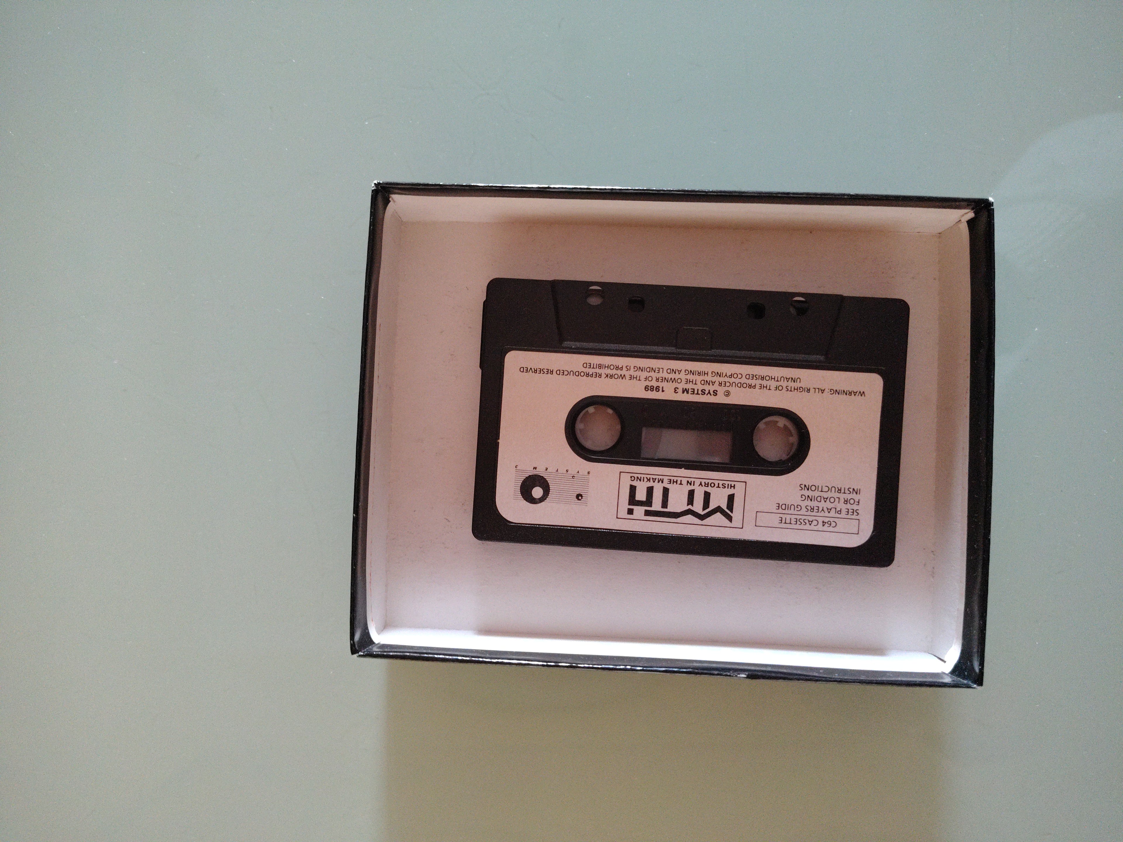 MYTH : HISTORY IN THE MAKING SYSTEM 3 C64 COMMODORE 64 CASSETTA