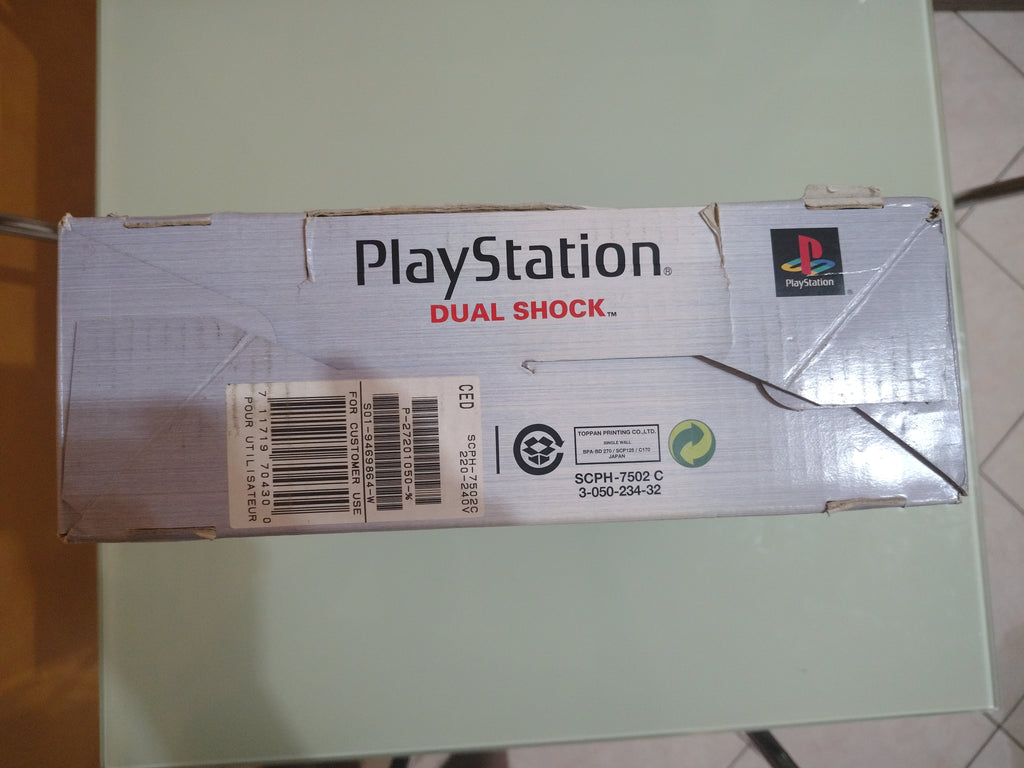 CONSOLE SONY PS1  SCPH 7502 c BOXATA CON SCATOLA DUAL SHOCK