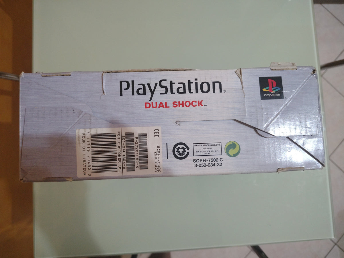 CONSOLE SONY PS1  SCPH 7502 c BOXATA CON SCATOLA DUAL SHOCK