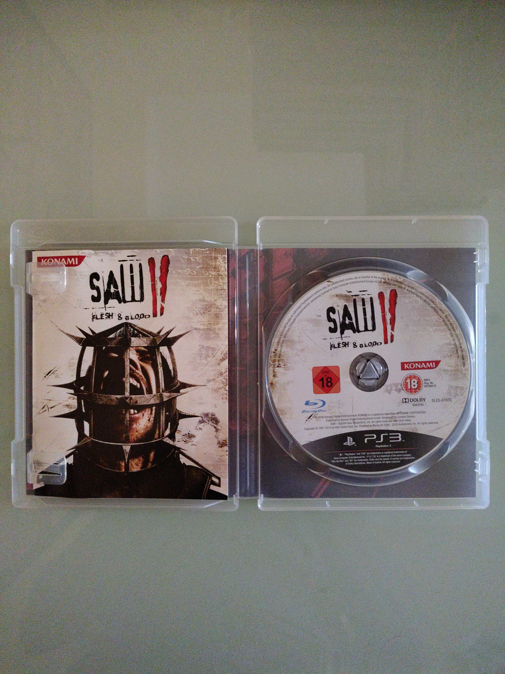 SAW II - FLESH & blood -  PS3  FOR COLLECTORS RARO