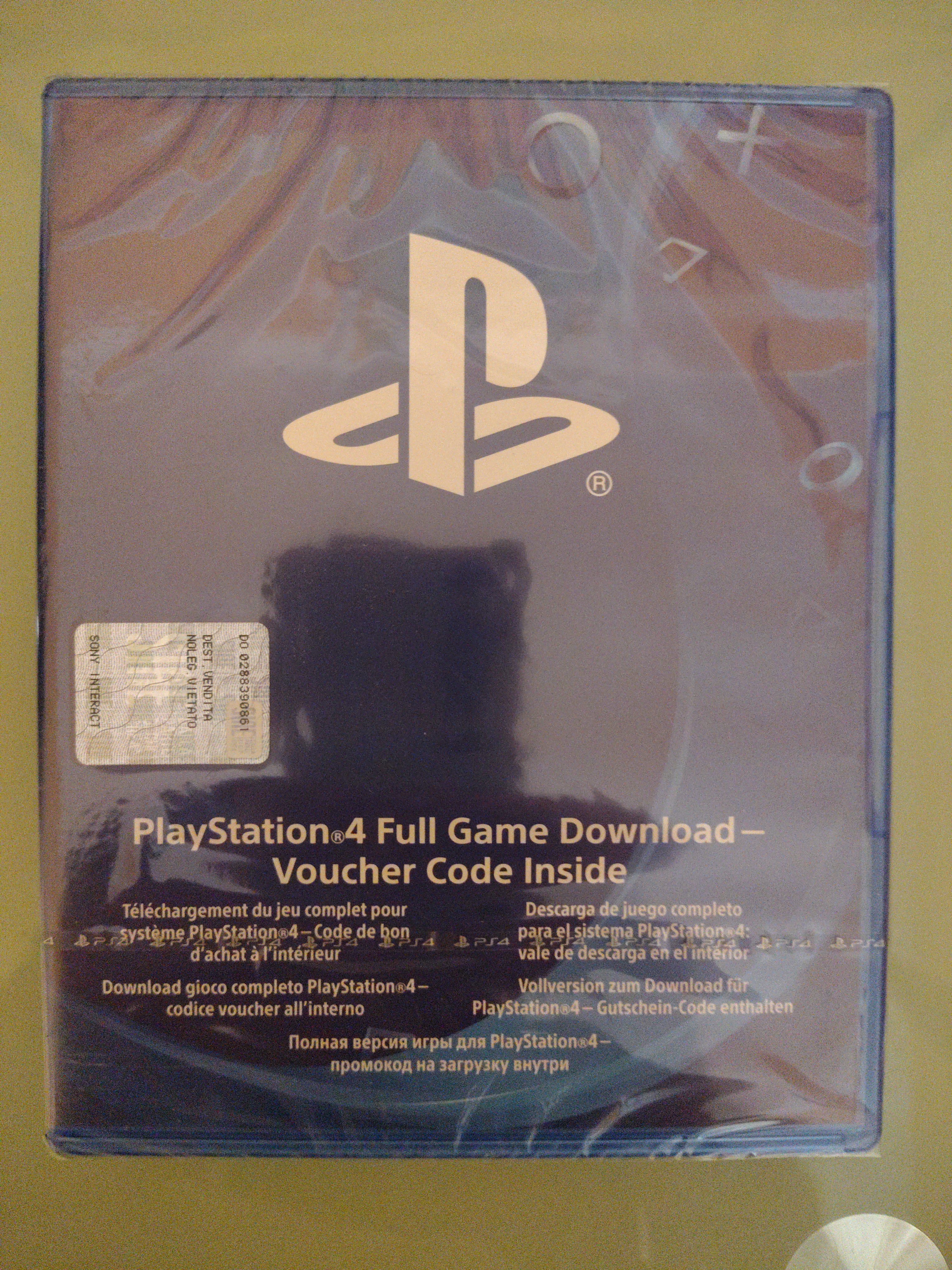 Playstation 4 PS4 Full Game Download - Voucher Code Inside - Sigillato