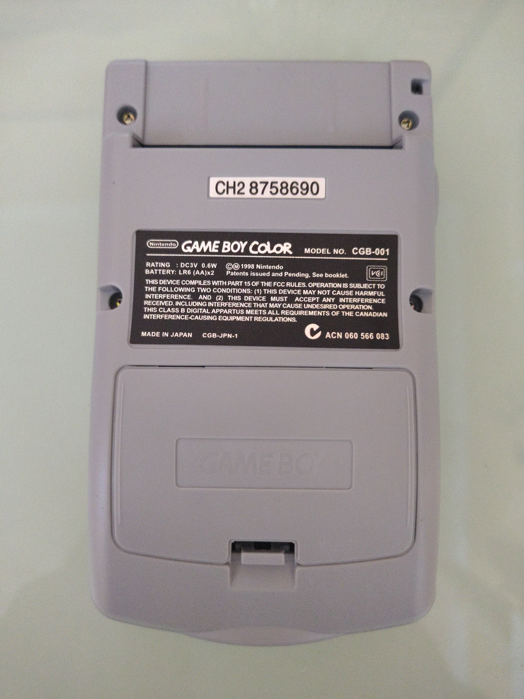 Console Nintendo Game Boy Color Grigio Custom