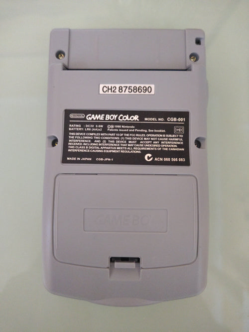 Console Nintendo Game Boy Color Grigio Custom