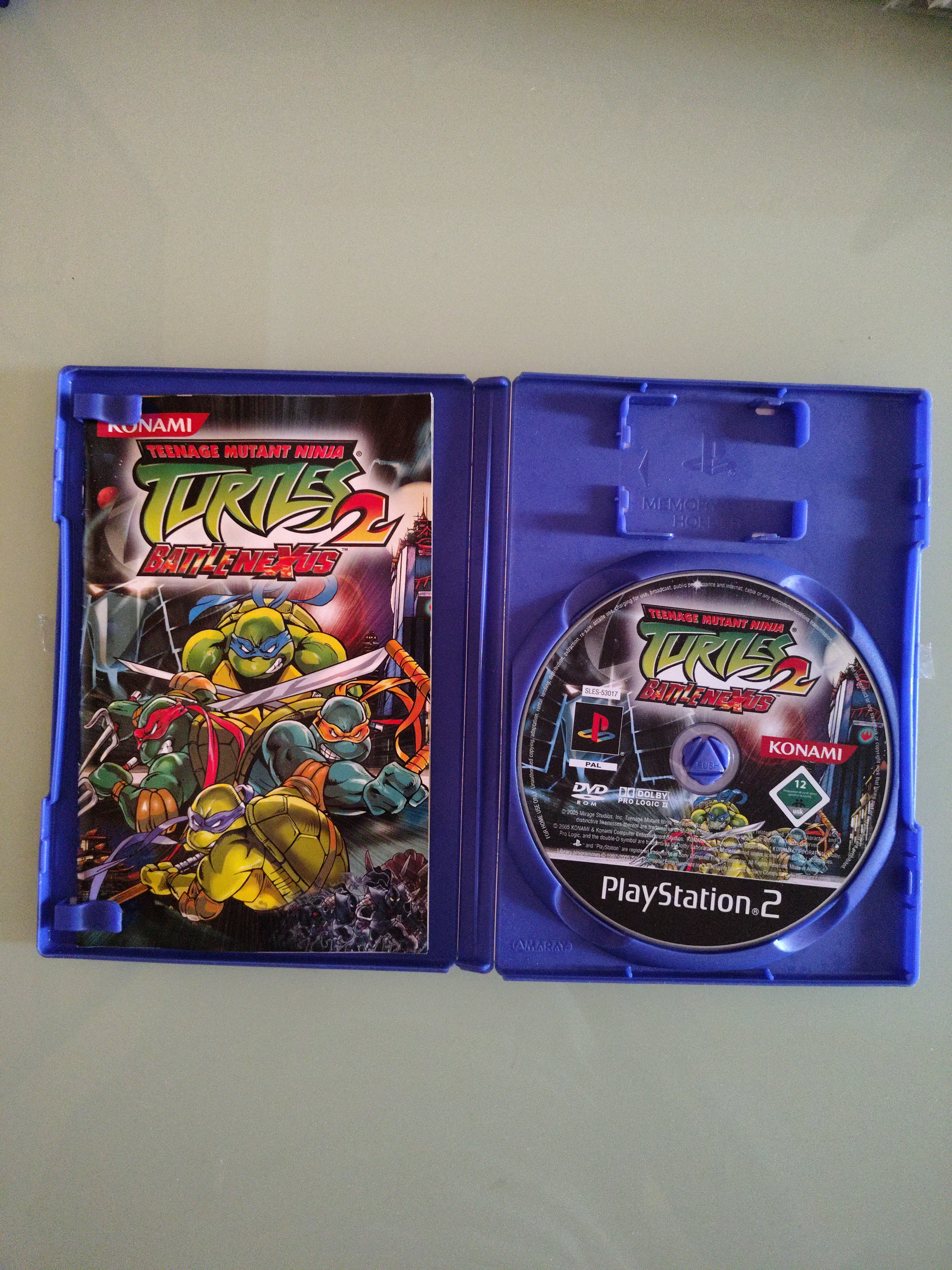 Teenage Mutant Ninja Turtles 2 Battlenexus Playstation 2 PAL ITA Konami