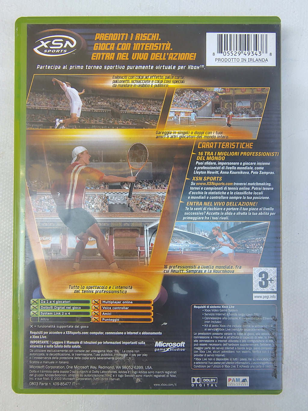 TOP SPIN 1 TENNIS