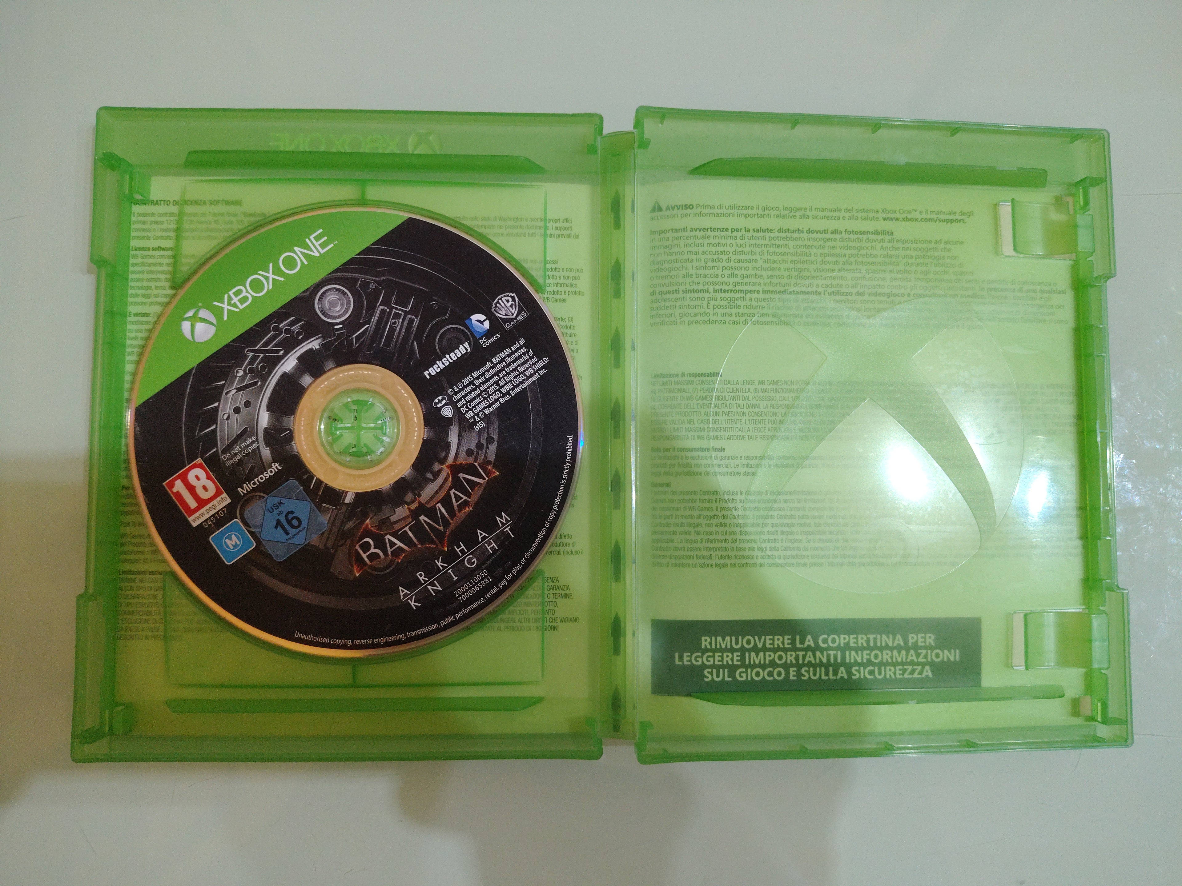 Batman Arkham Knight  XBOX ONE VERSIONE ITALIANA