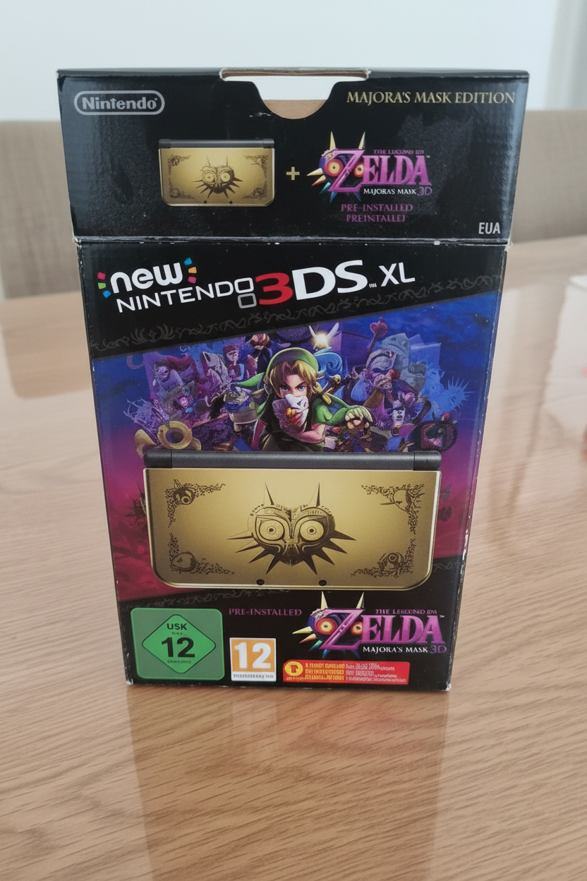 nintendo new 3ds xl zelda majora  s mask 3d