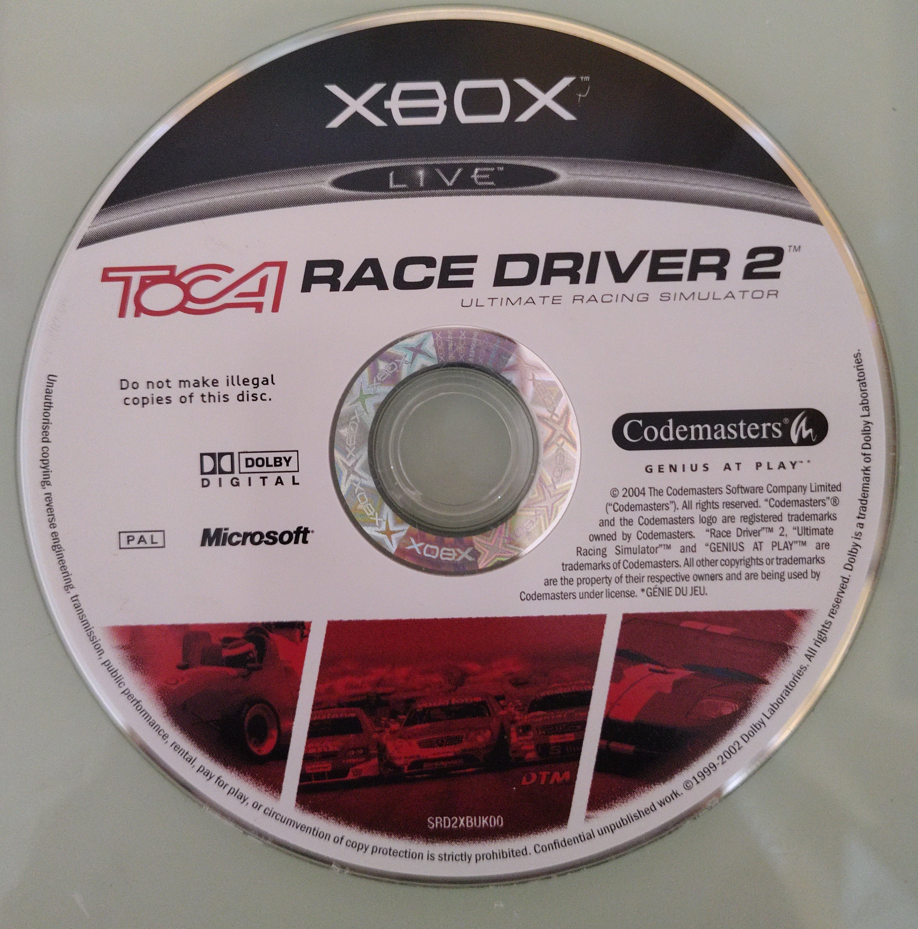 TOCA RACE DRIVER 2 ( solo disco )