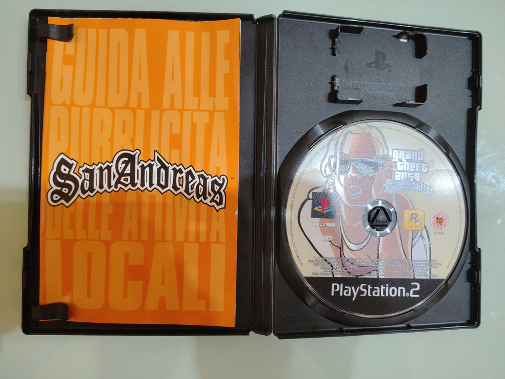 PS2 GRAND THEFT AUTO SAN ANDREAS PAL ita