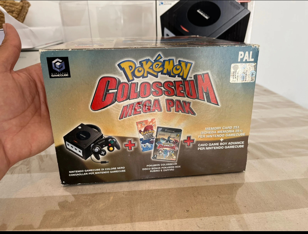 Game cube Pokemon colesseum mega pack limited edition PAL eur