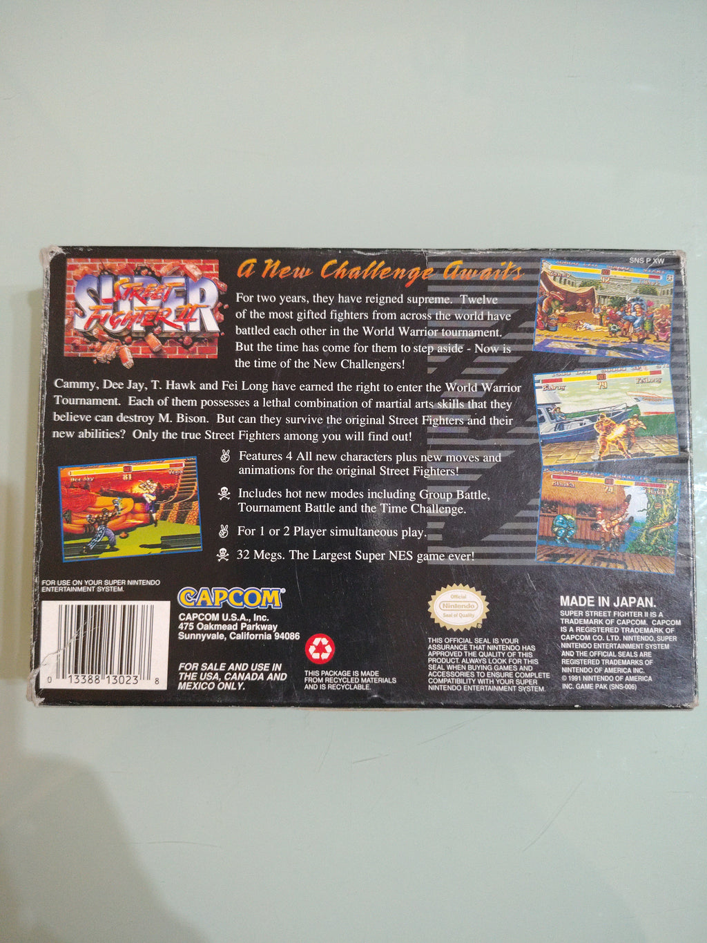 SUPER STREET FIGHTER 2..NTSC