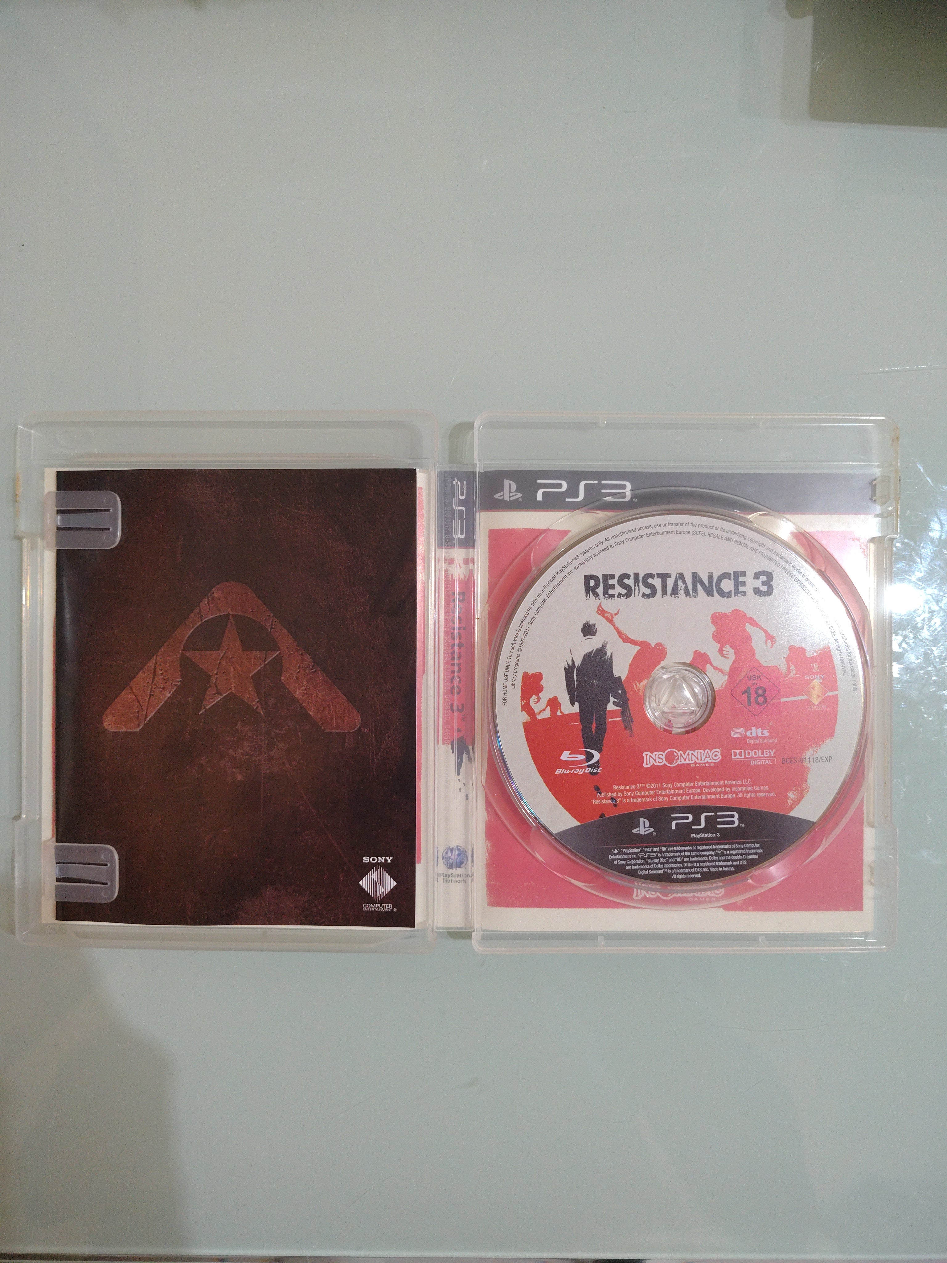 RESISTANCE 3 , PLAYSTATION 3, USATO VERSIONE ITALIANA