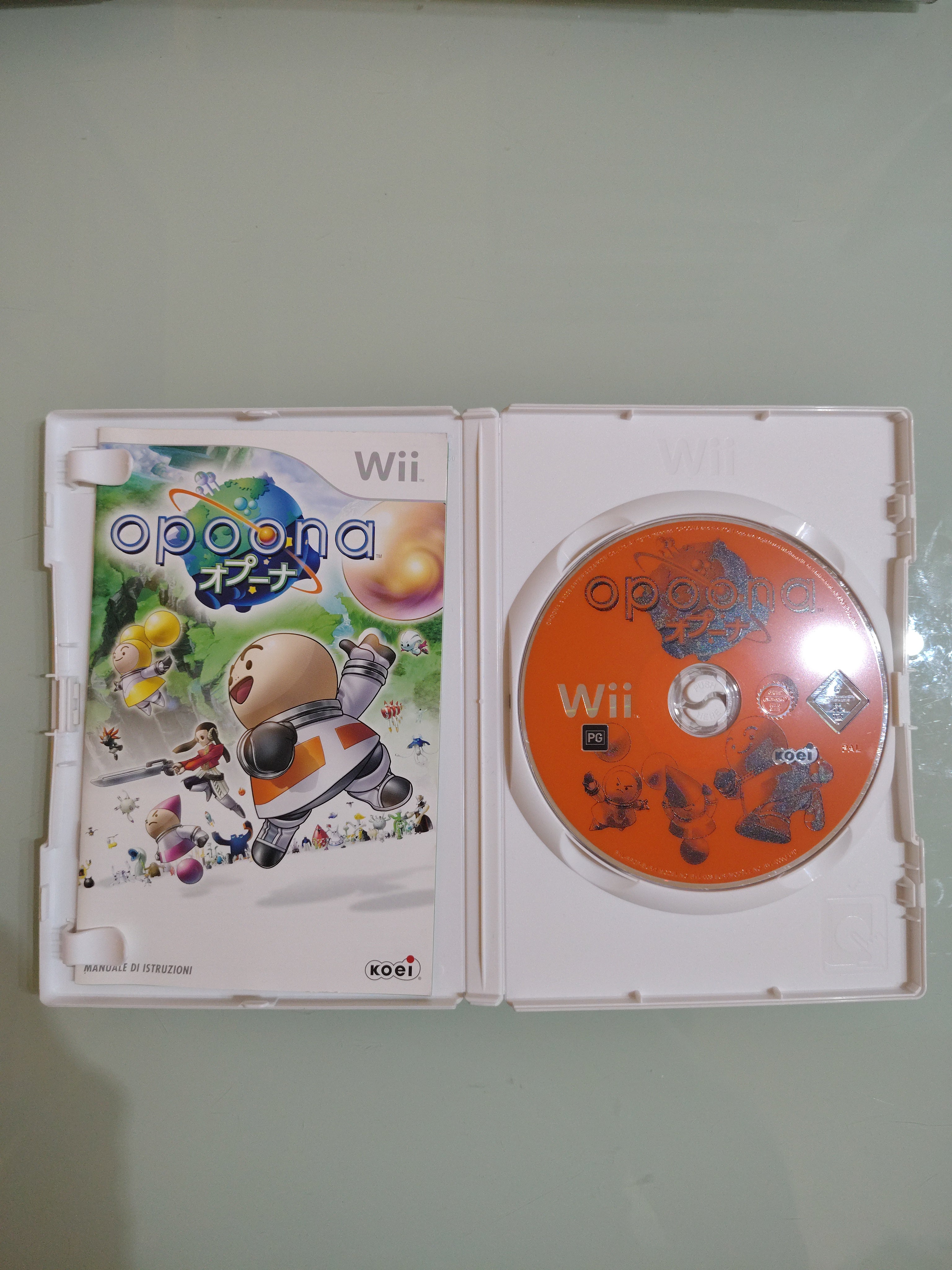 OPOONA NINTENDO WII e WIIU U PAL EU EUR ITA ITALIANO ORIGINALE