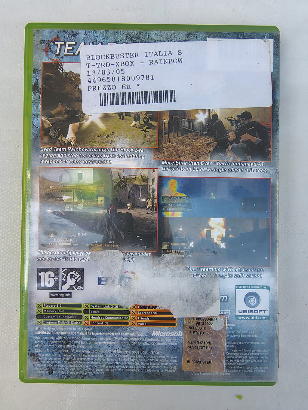 TOM CLANCY'S RAINBOW SIX 3 BLACK ARROW