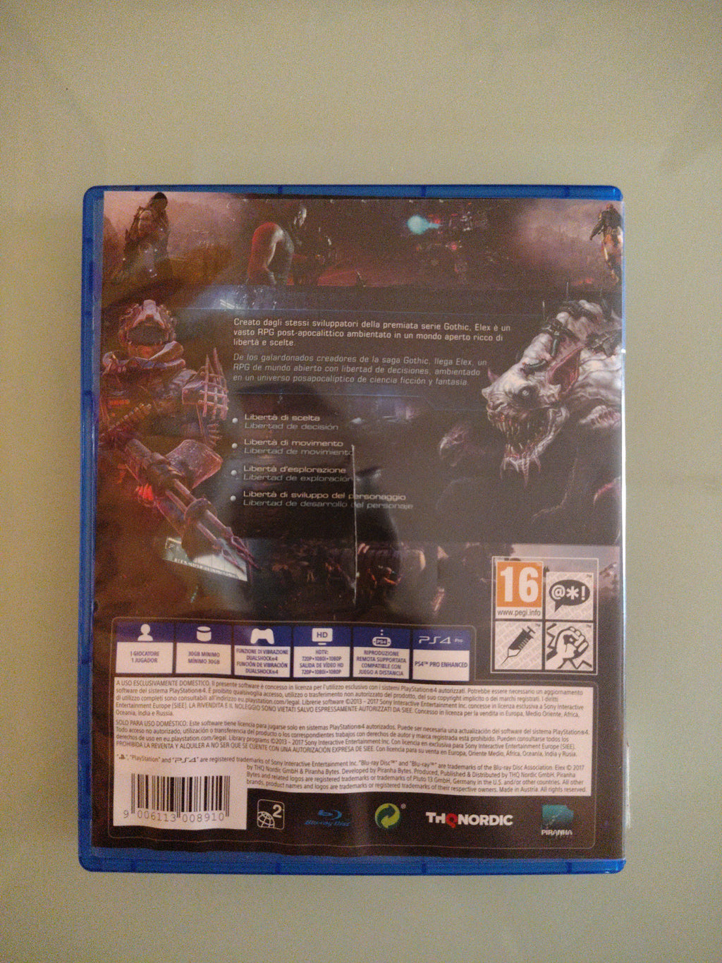 Elex Sony PlayStation 4 Ps4 Video Game