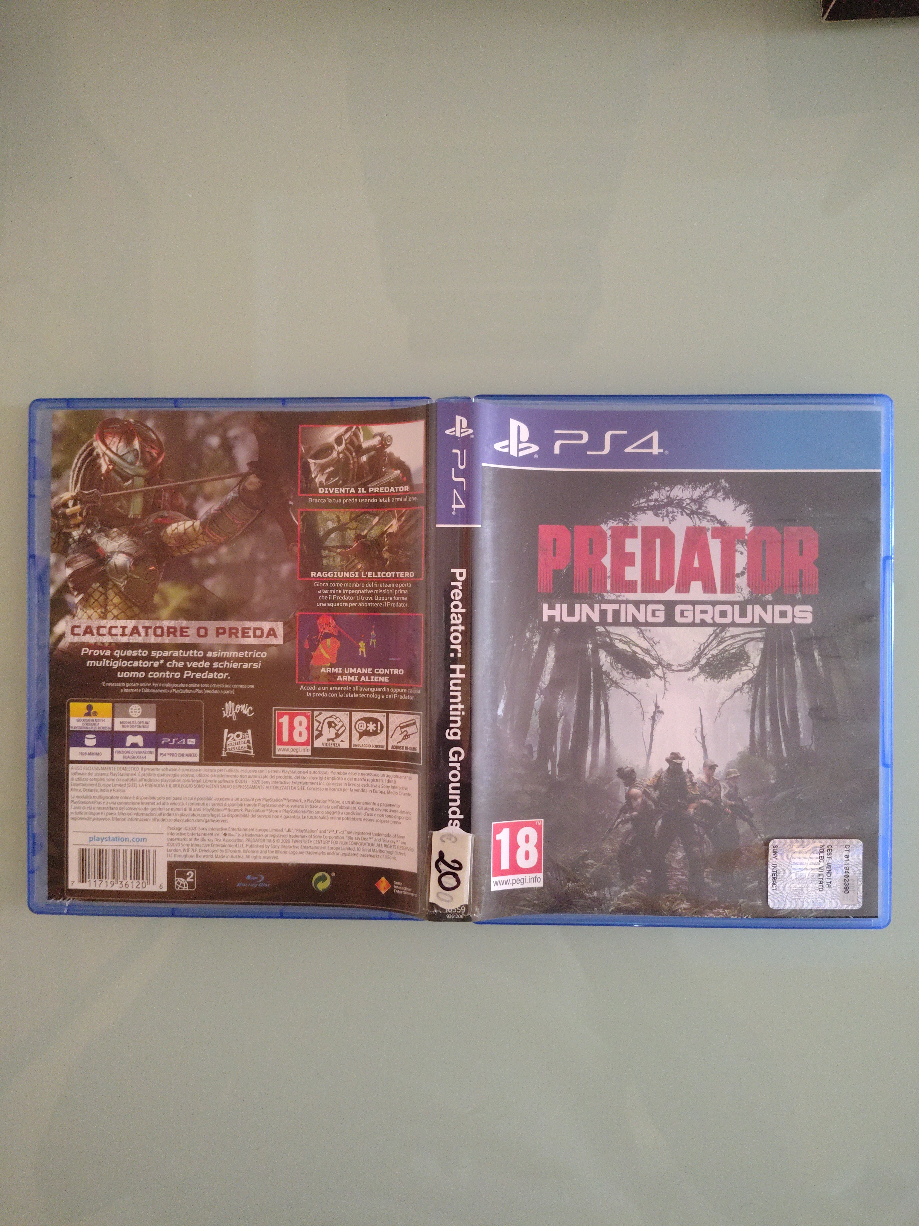 Predator Hunting Grounds Sony Playstation 4