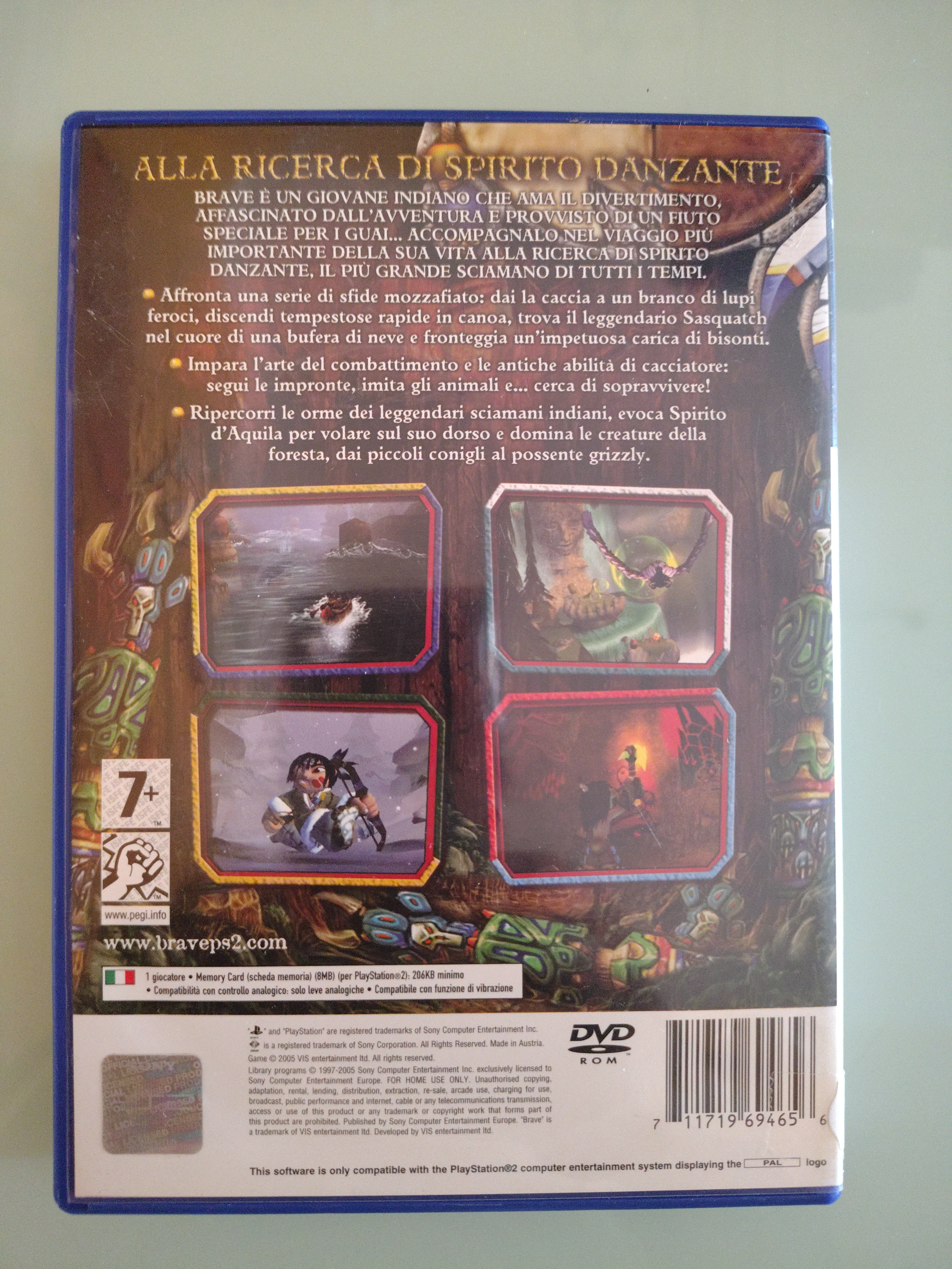 BRAVE ALLA RICERCA DI SPIRITO DANZANTE  SONY PS2