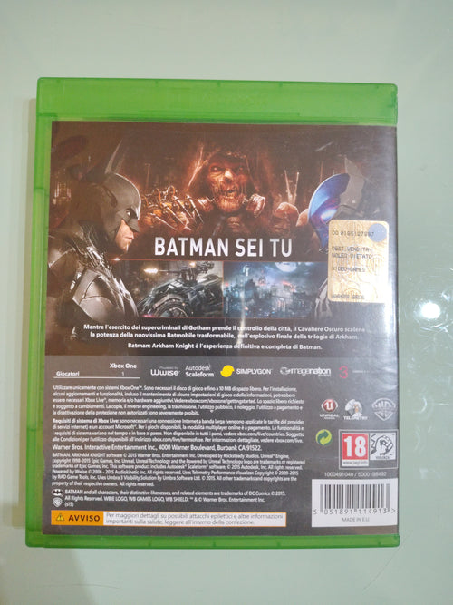 Batman Arkham Knight  XBOX ONE VERSIONE ITALIANA