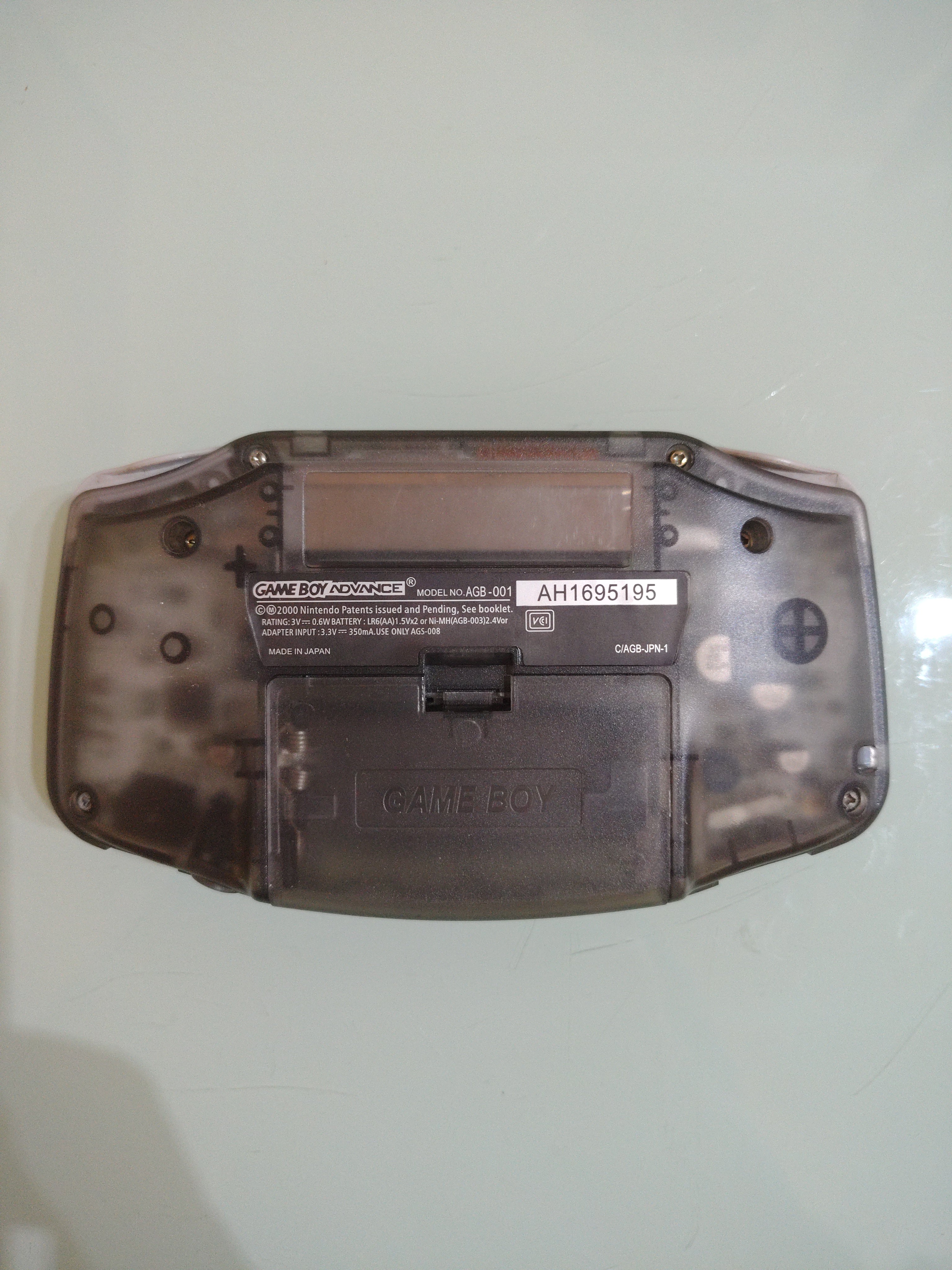 game boy Advance trasparente custom..