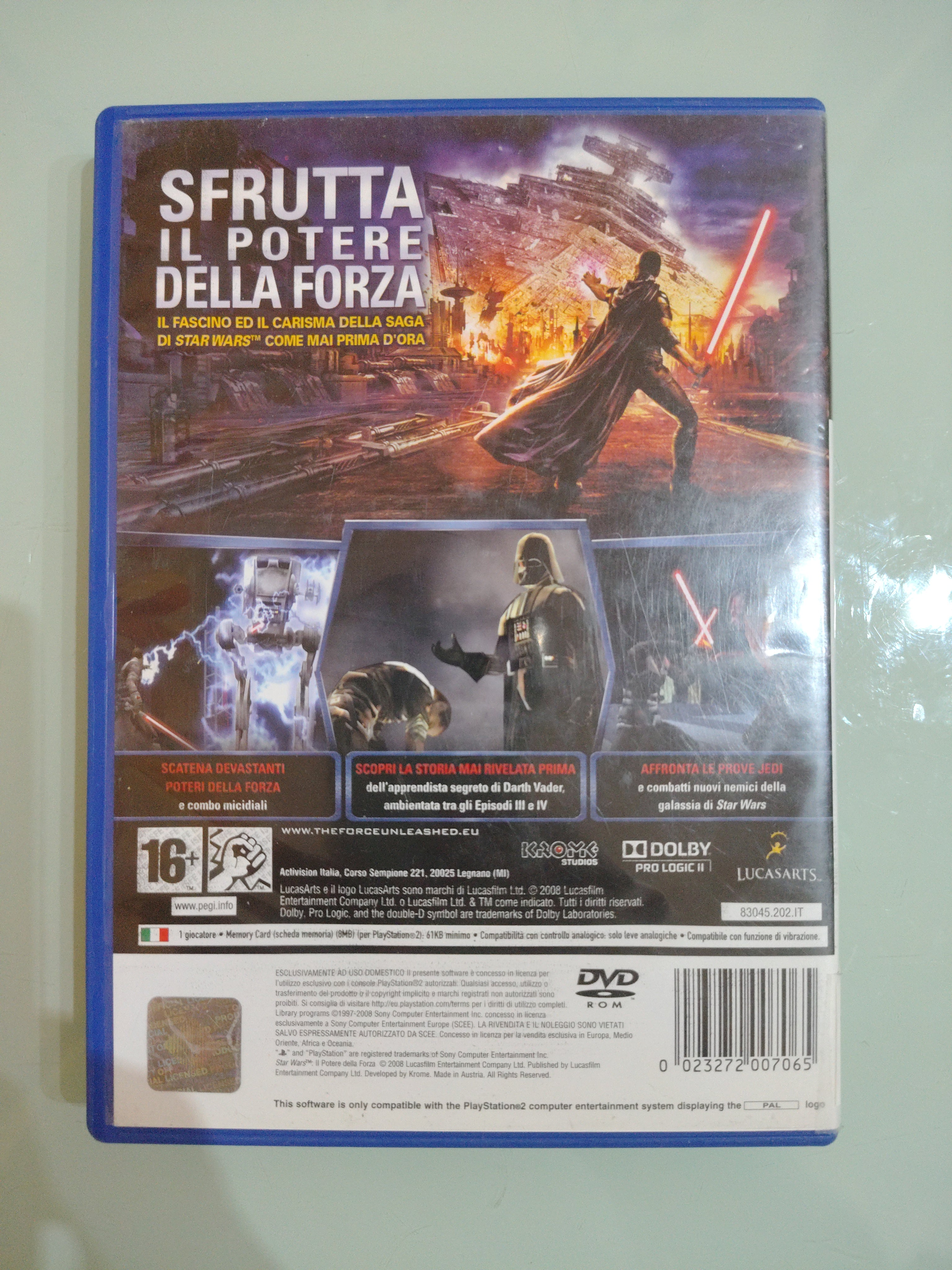 Star Wars e Il Potere della Forza GIOCO PS2 VERSIONE ITALIANA