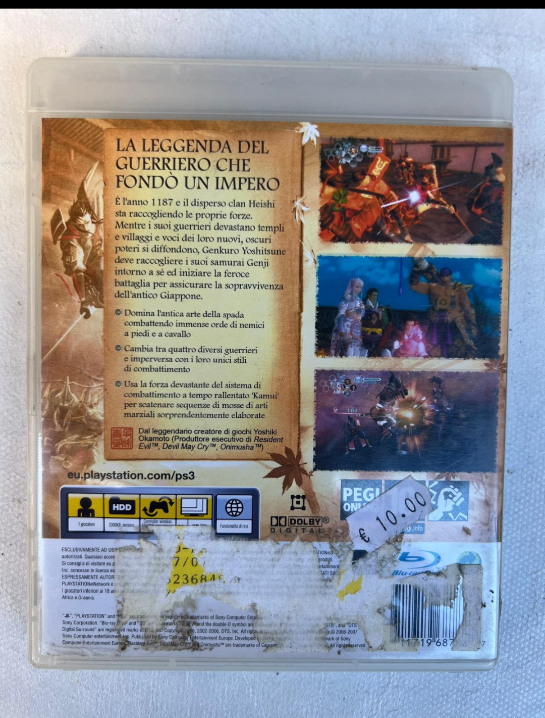 GENJI DAYS OF THE BLADE  EDIZIONE ITALIANA PAL