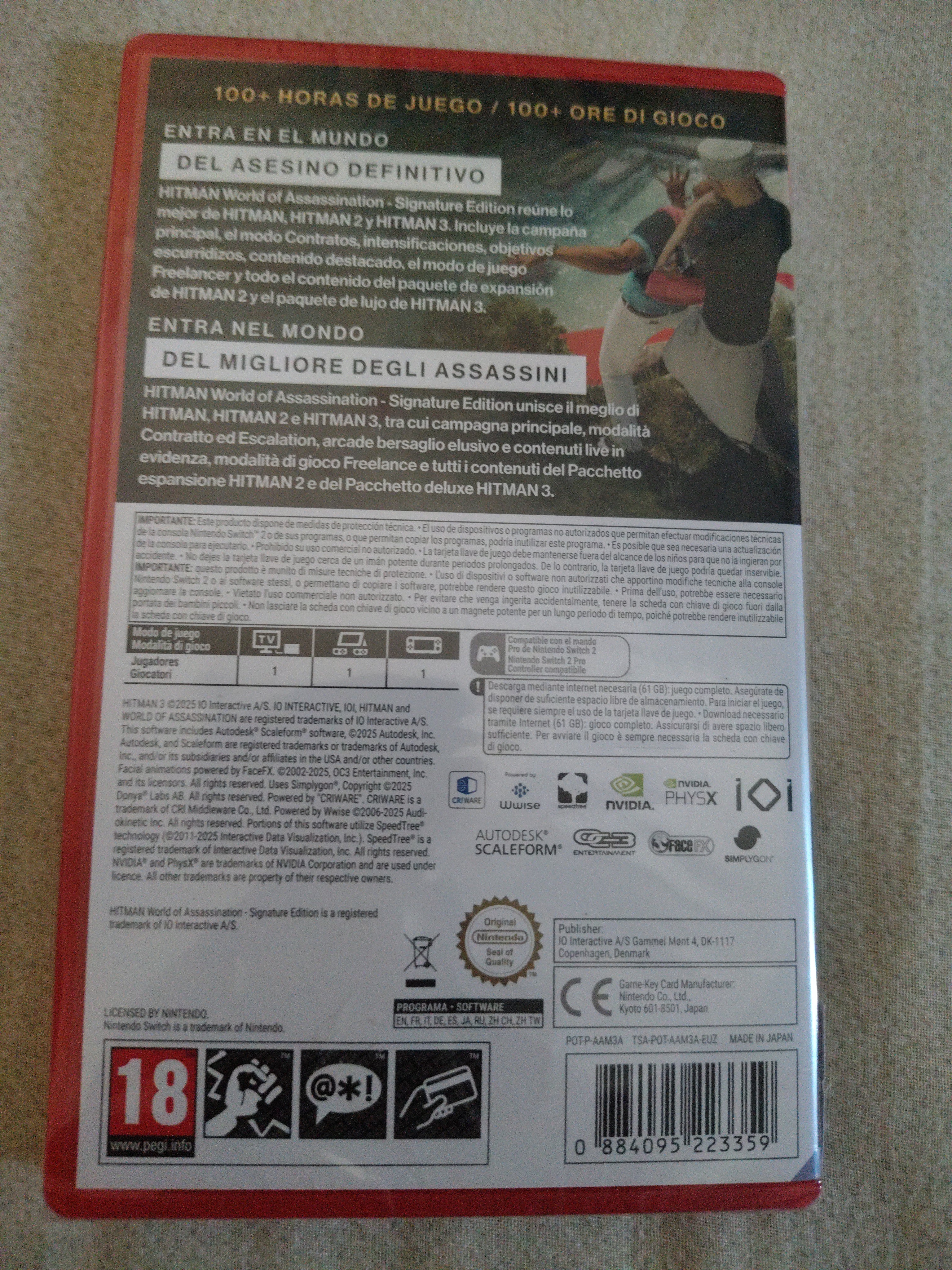 Hitman World of Assassination Signature Edition Nintendo Switch 2