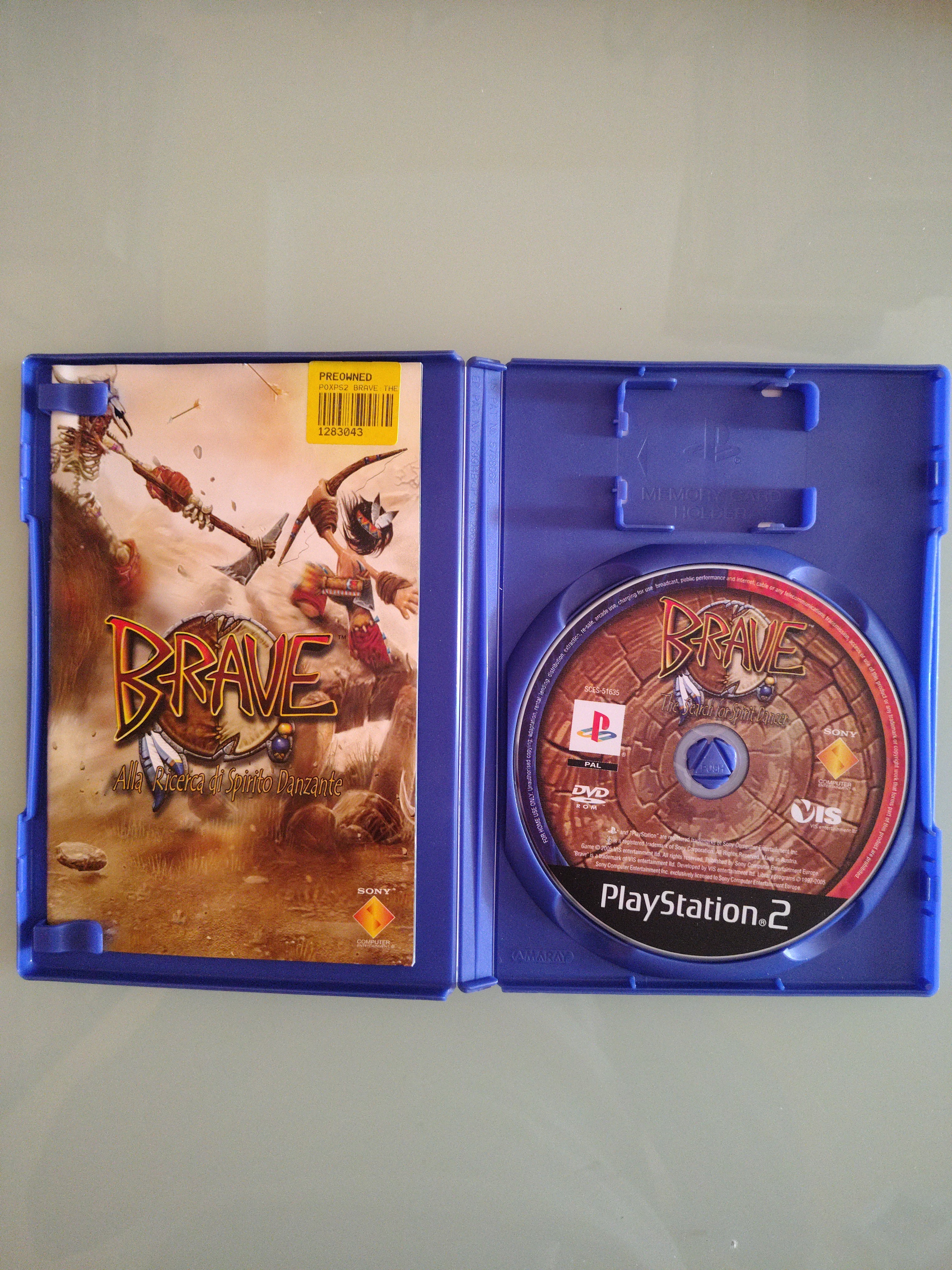 BRAVE ALLA RICERCA DI SPIRITO DANZANTE  SONY PS2