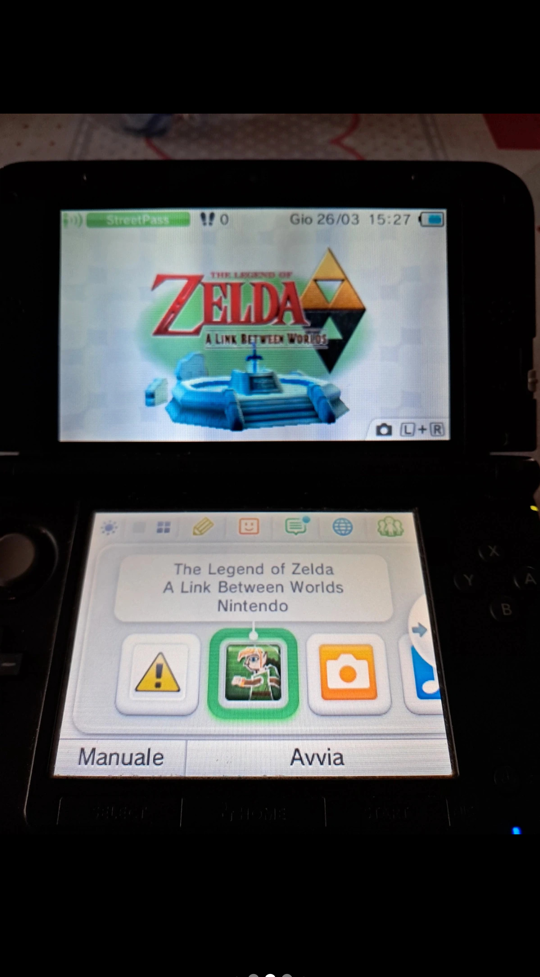 NINTENDO 3DS XL BLU BOXATO