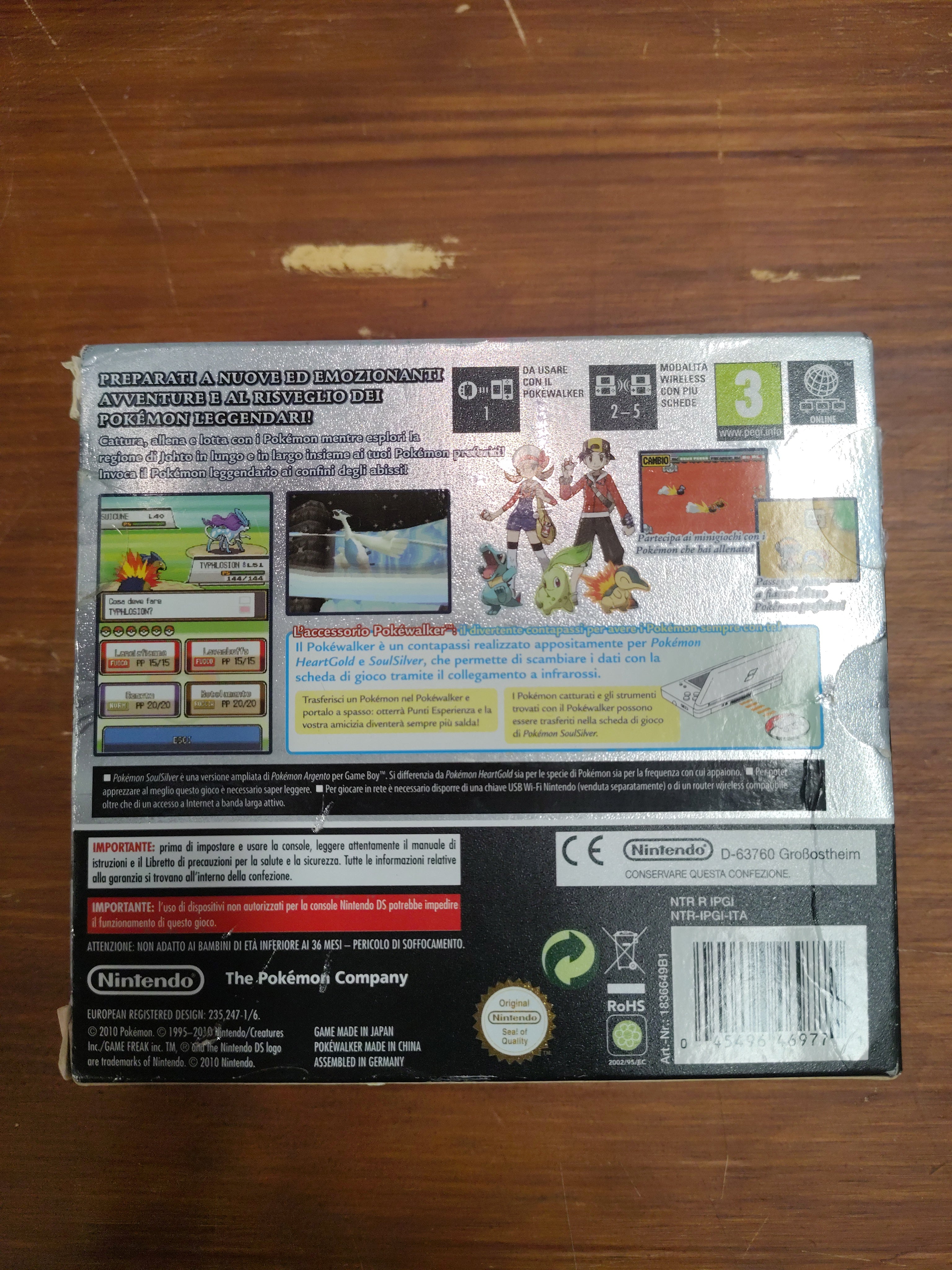 POKEMON VERSIONE ARGENTO SOUL SILVER