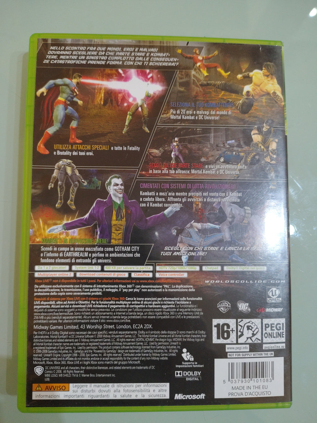 MORTAL KOMBAT vs UNIVERSE PAL ITA