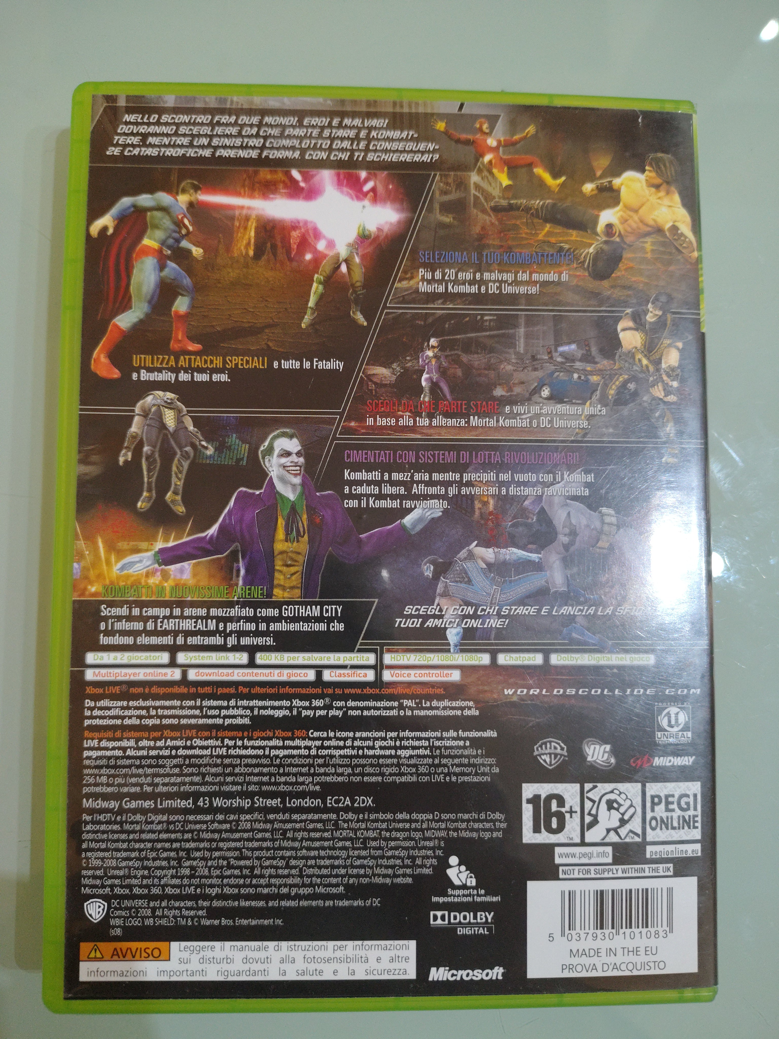 MORTAL KOMBAT vs UNIVERSE PAL ITA
