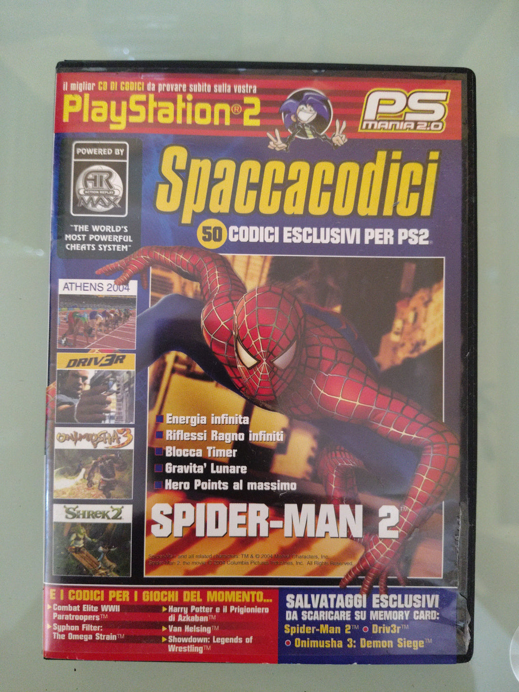 Spaccacodici Action Replay spider-man 2 e altri