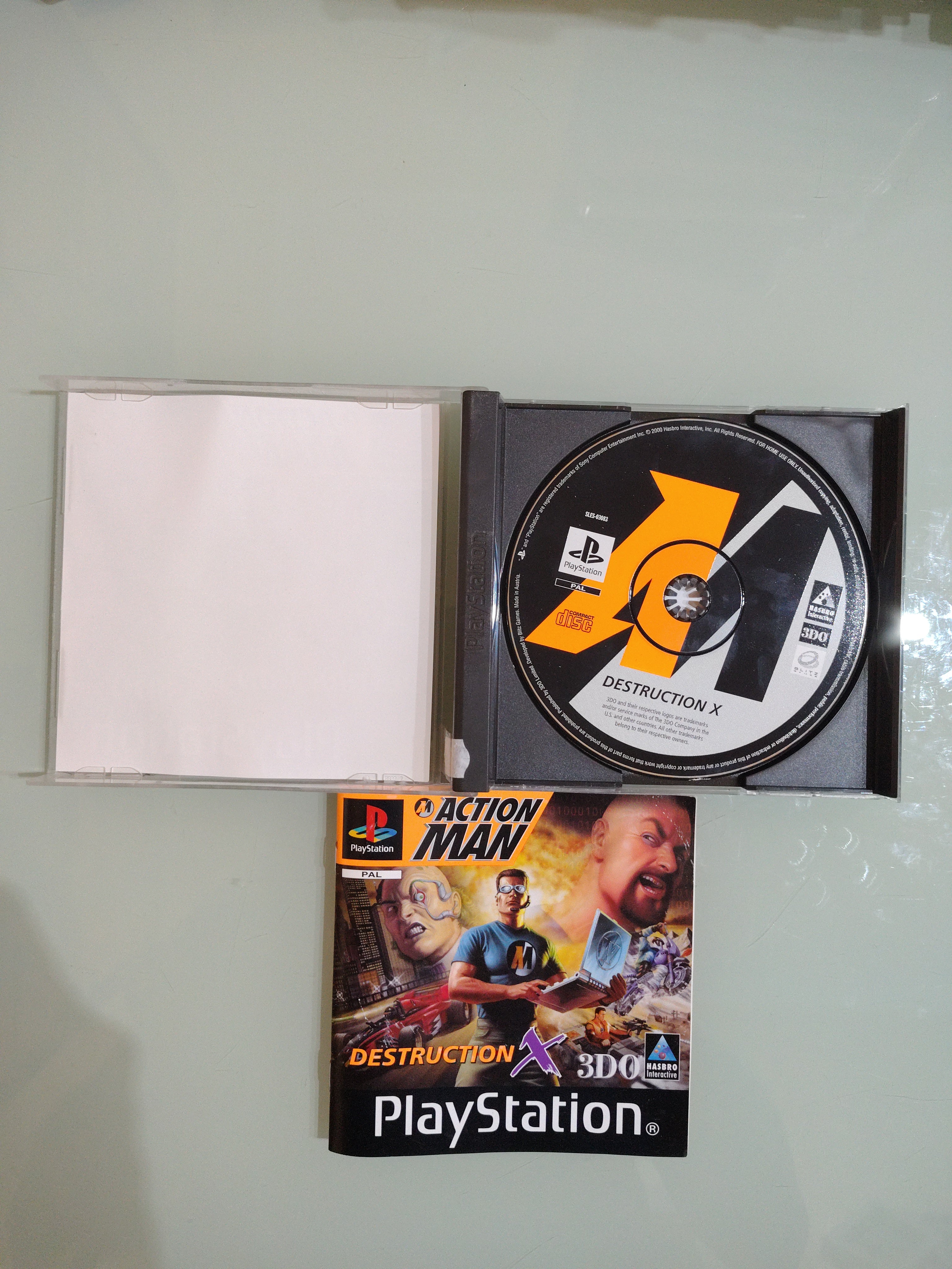 Action Man Destruction X - Sony Playstation PS1 PSX PAL