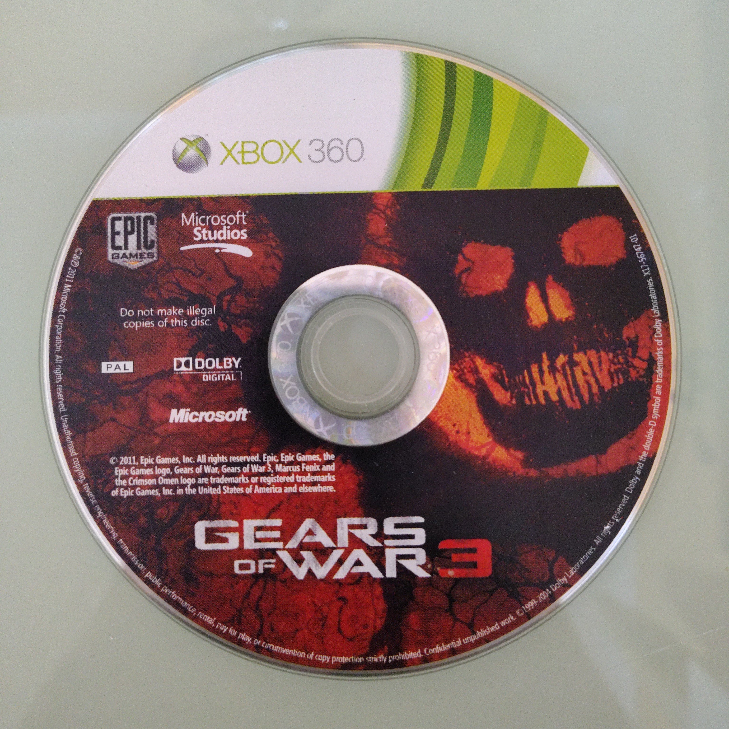 gear of war 3 solo disco
