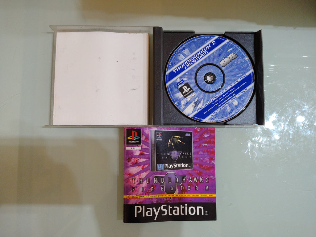 Gioco THUNDERHAWK 2 FIRESTORM - SONY PLAYSTATION 1 PS1 - COMPLETO ITALIANO
